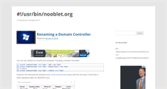 Desktop Screenshot of nooblet.org